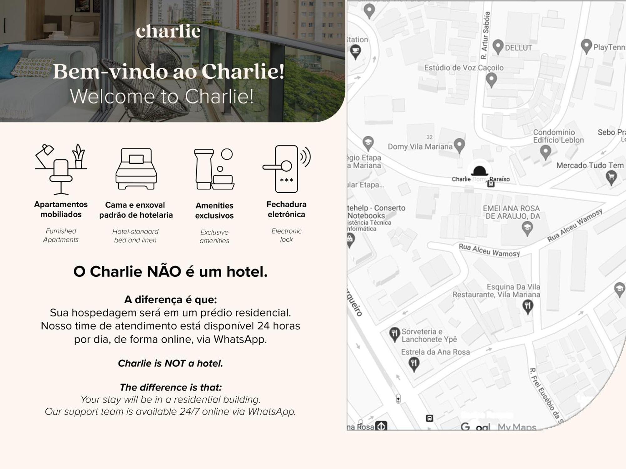 Charlie Domy Paraiso São Paulo Exteriér fotografie